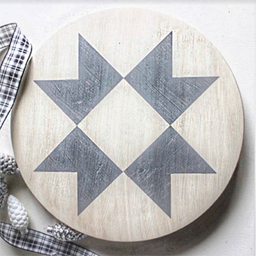 Farmhouse Star Cake Stand 