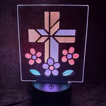 Color and Glow Light Up Sign