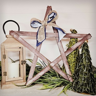 Simple Rustic Christmas Star