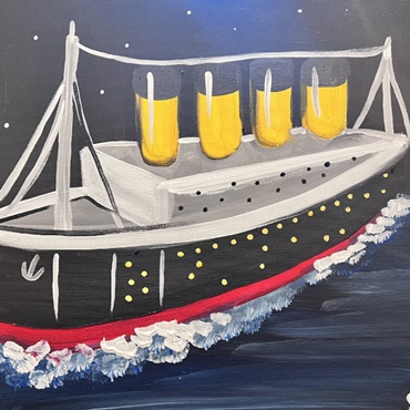 Titanic Canvas Painting