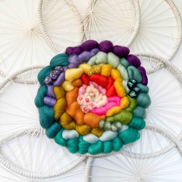 Rainbow Round Weaving