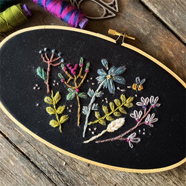 Painting with Thread Embroidery ""