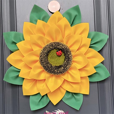 Stunning Sunflower Wreath