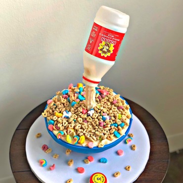 Cereal Illusion Cake