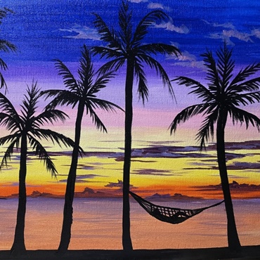 Sunset Canvas Painting