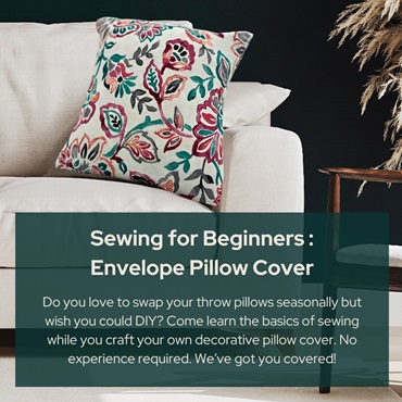 Making an Envelop Pillow Cover