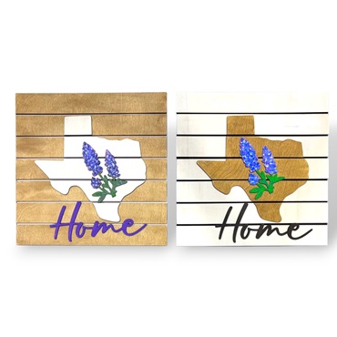 Pallet Blue Bonnet State Sign